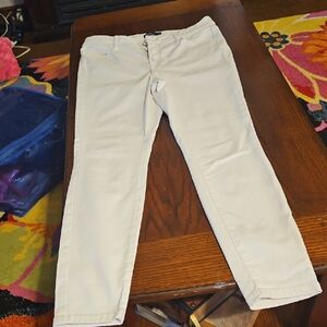 Simply Vera Vera Wang Cream Ankle Jeans